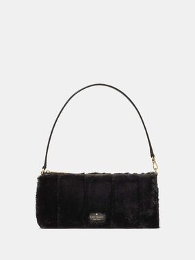 Kate Spade Gemini Faux Fur Mini Bag Black
